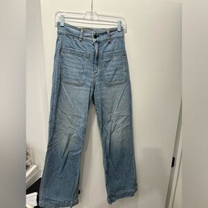 ASKK NY Sky Blue Wide Leg Jeans